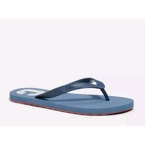 Coach Zak Flip Flops Varsity Logo Denim Blue Women’s Size 7 US GUC